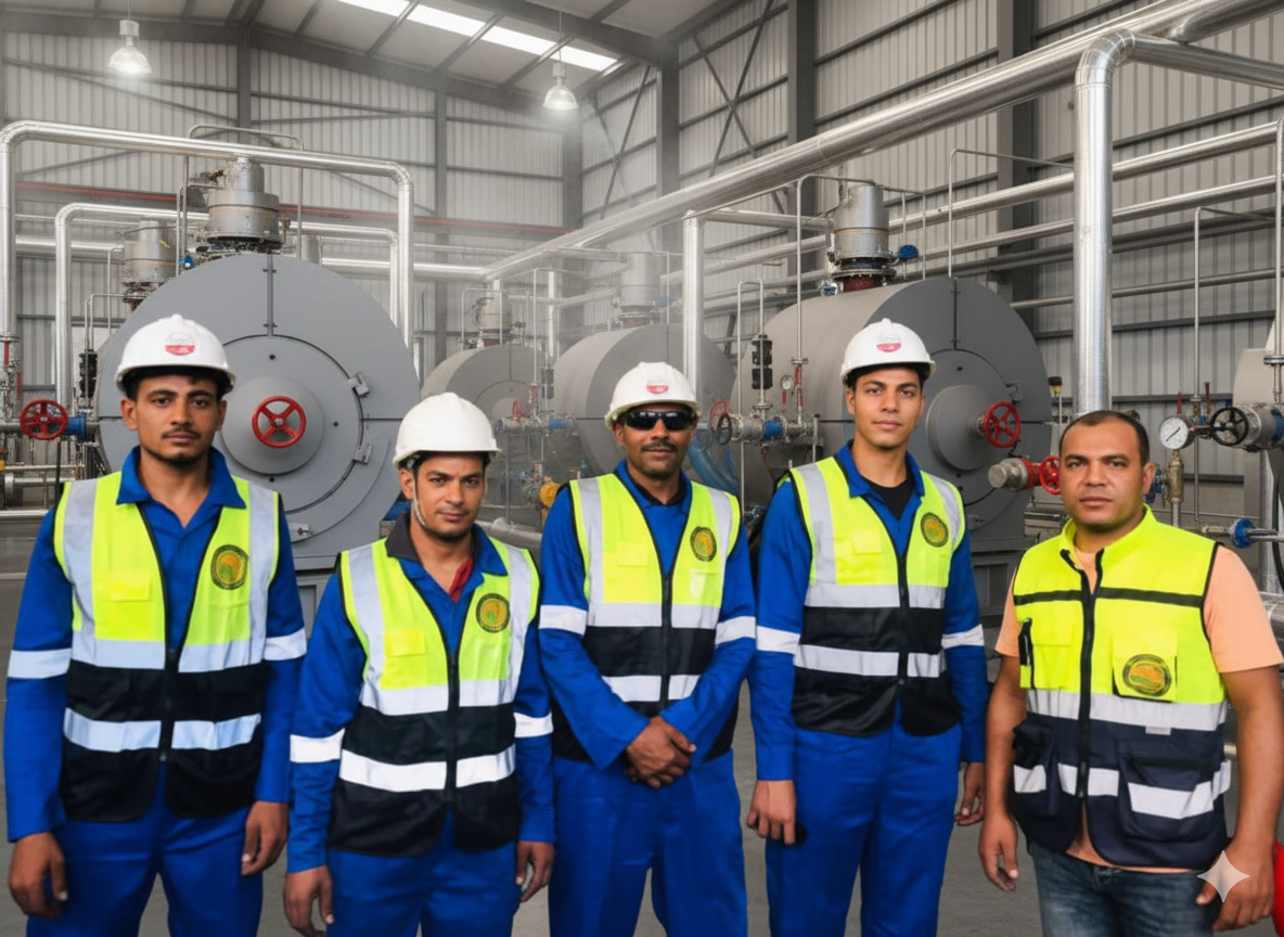 خدمة صيانة الغلايات والمراجل وفريق العمل المتخصص – شركة البحر الأحمر